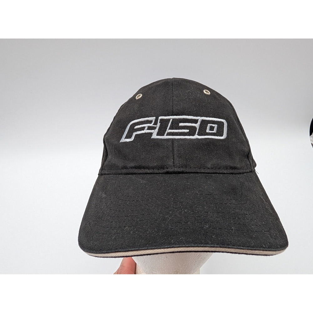 Ford F150 Hat Mens Black Built Ford Tough Adjustable Baseball Cap Falcon Logo